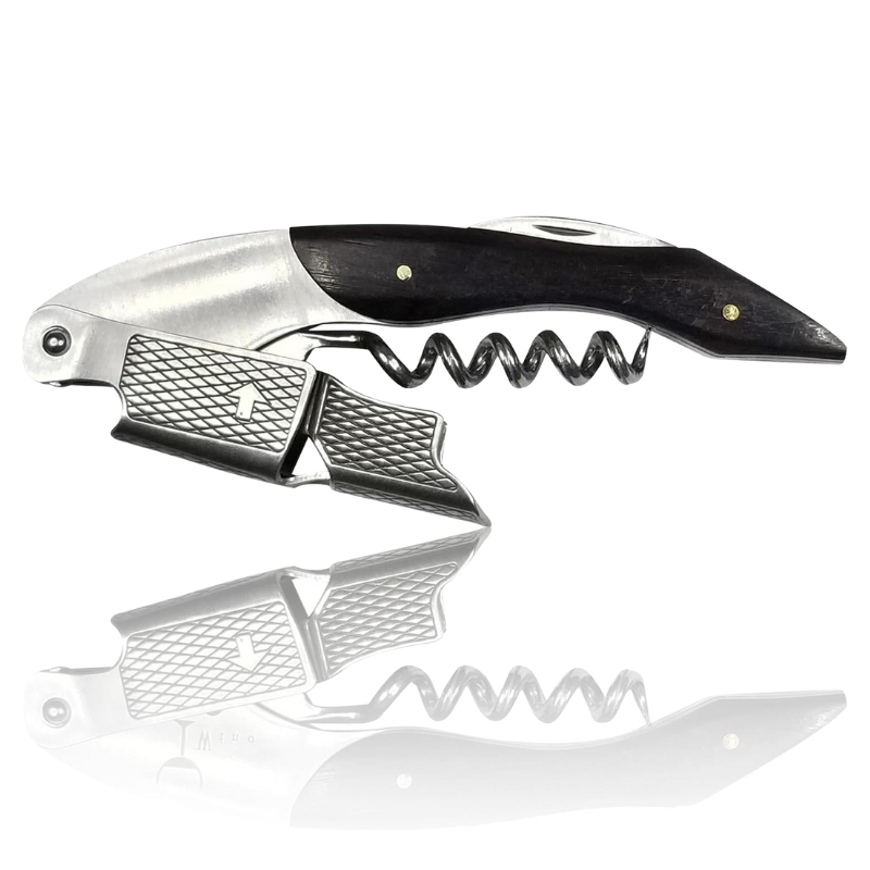 Corkscrew With Textured Grip Wine Opener-Wine and Whiskey Decanter