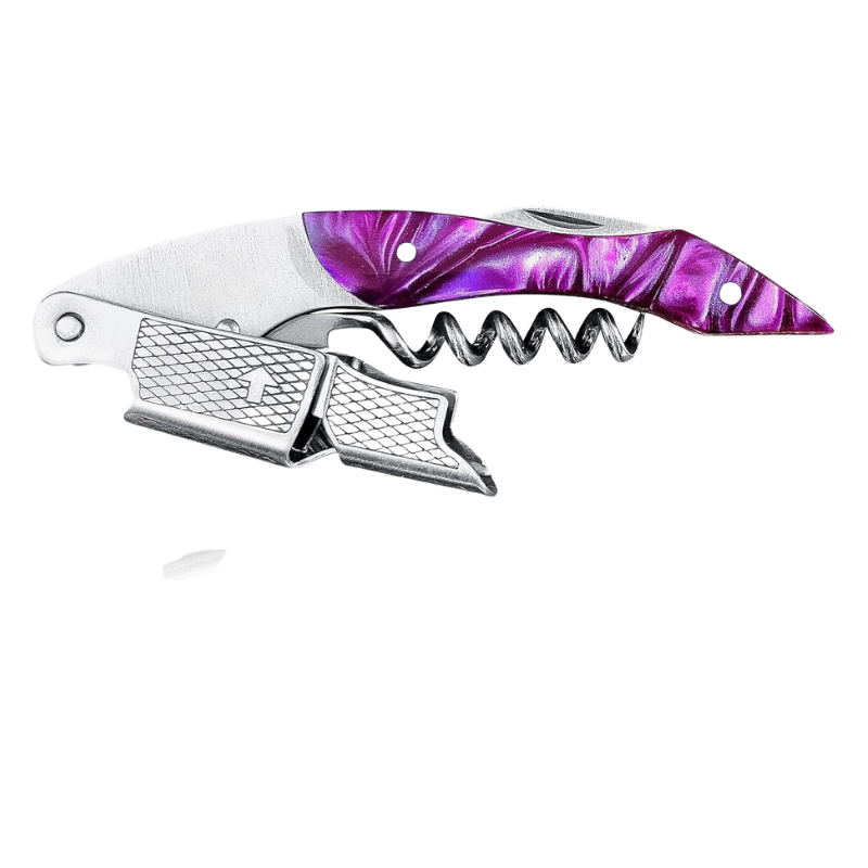 Corkscrew With Textured Grip Wine Opener-Wine and Whiskey Decanter