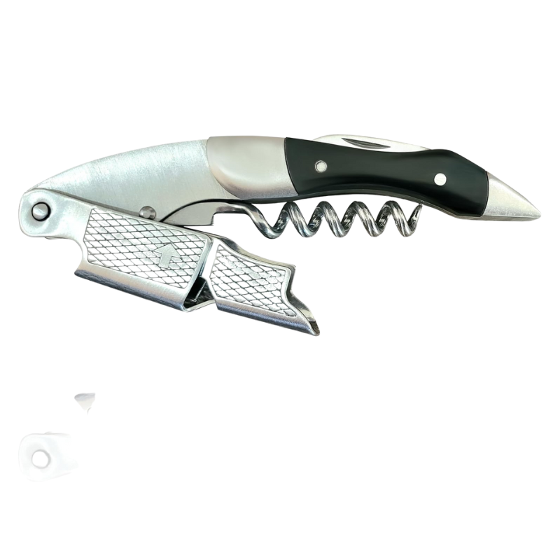 Corkscrew With Textured Grip Wine Opener-Wine and Whiskey Decanter