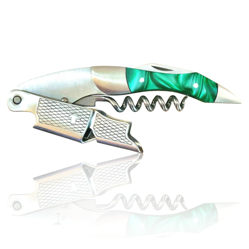 Corkscrew With Textured Grip Wine Opener-Wine and Whiskey Decanter