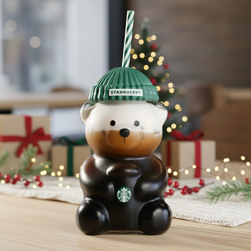 Starbies Bearista Coffee Cup For Holiday Gift And Family Gatherings