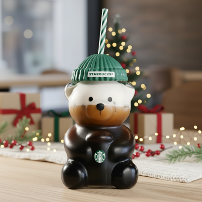 Starbies Bearista Coffee Cup For Holiday Gift And Family Gatherings