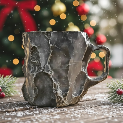 Crystal Mineral Coffee Mug For Christmas Celebration