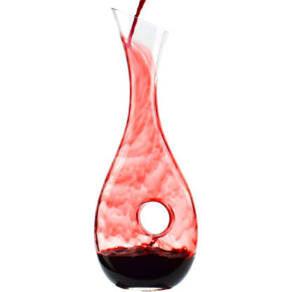 Crystal Glass Wine Decanter With Aeration Features-Wine and Whiskey Decanter