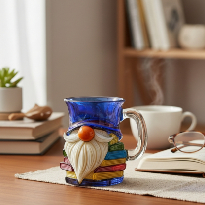 Decorative Dwarf Resin Mug For Readers And Collectors