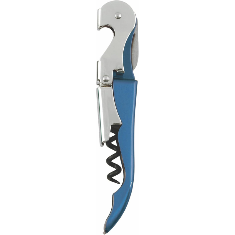 Double Hinged Corkscrew Wine Opener With Stylish Handle