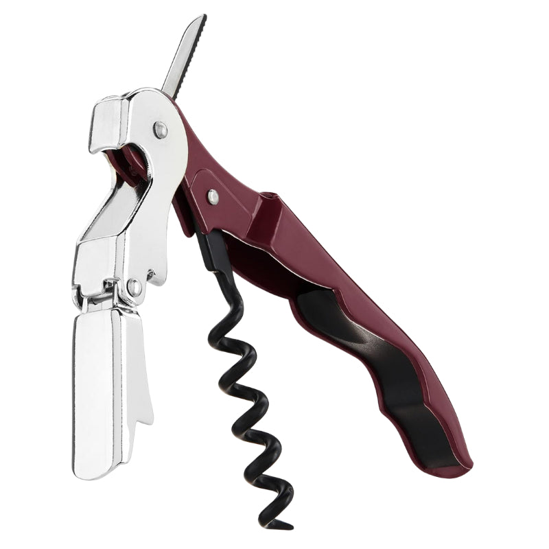 Double Hinged Corkscrew - Efficient Wine & Bottle Opener-Wine and Whiskey Decanter