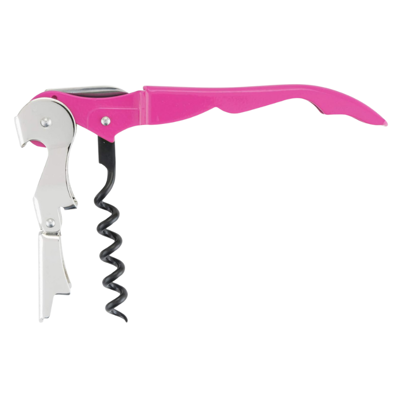 Double Hinged Corkscrew Wine Opener With Stylish Handle