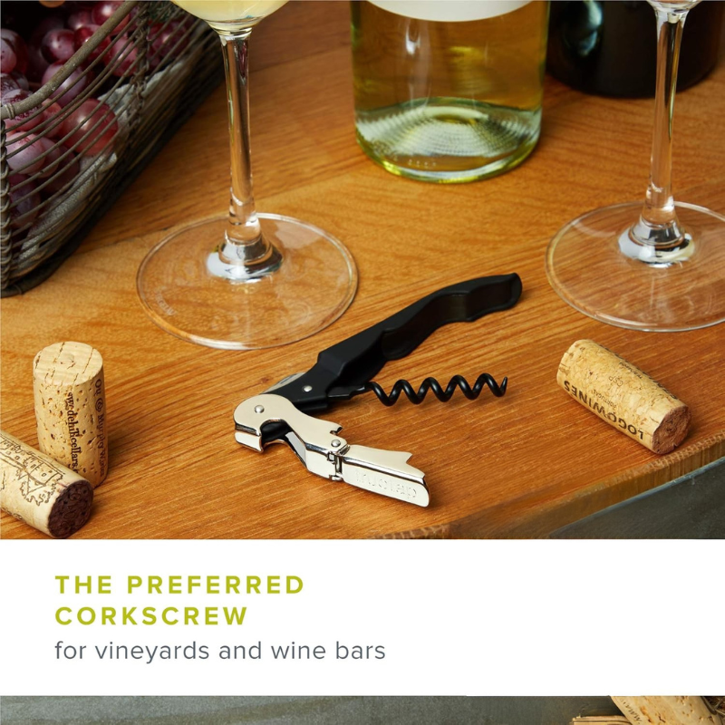 Portable Double Hinged Corkscrew Easy Wine Opening-Wine and Whiskey Decanter