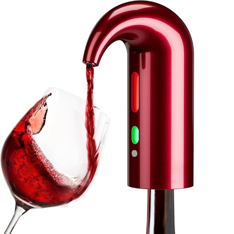 Electric Wine Decanter With One Touch Pouring And Aeration-Wine and Whiskey Decanter