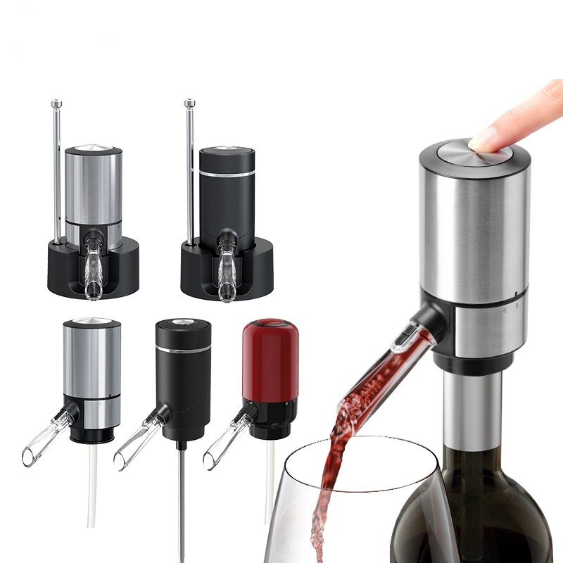 One Touch Automatic Electric Wine Pourer-Wine and Whiskey Decanter