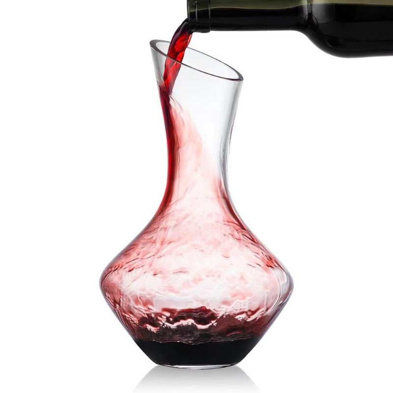 Crystal Wine Decanter For Enhanced Aeration And Smooth Pouring-Wine and Whiskey Decanter