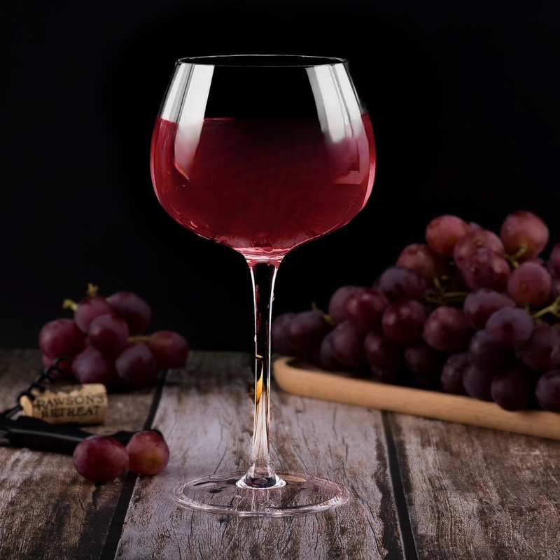 Engraved Crystal Wine Glass With Gift Box Packaging-Wine and Whiskey Decanter