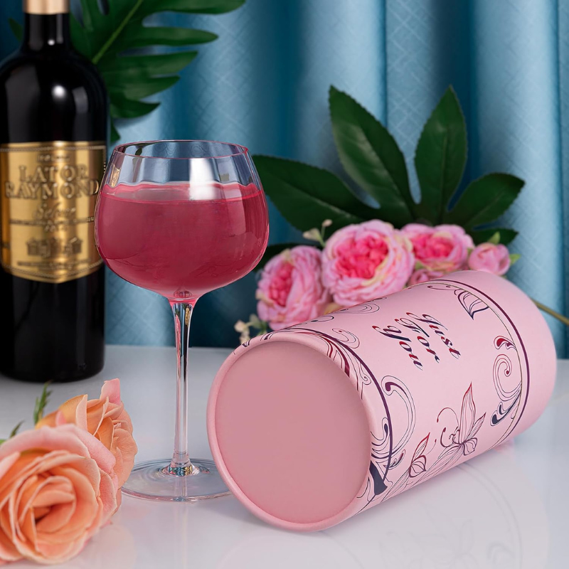 Engraved Crystal Wine Glass With Gift Box Packaging-Wine and Whiskey Decanter