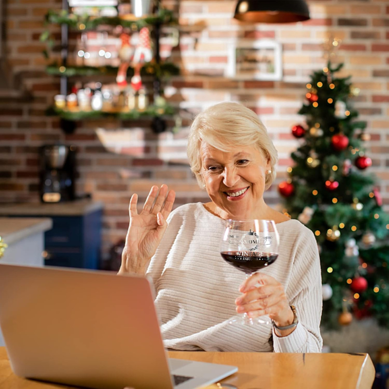 Engraved Crystal Wine Glass With Gift Box Packaging-Wine and Whiskey Decanter