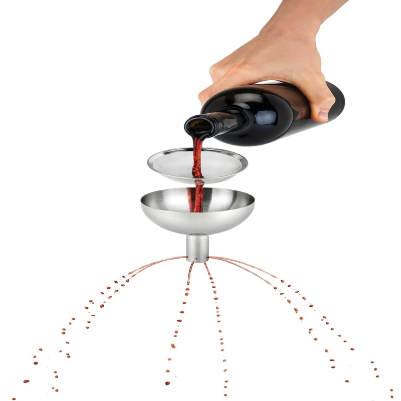Fountain Aerating Wine Decanter Funnel-Wine and Whiskey Decanter