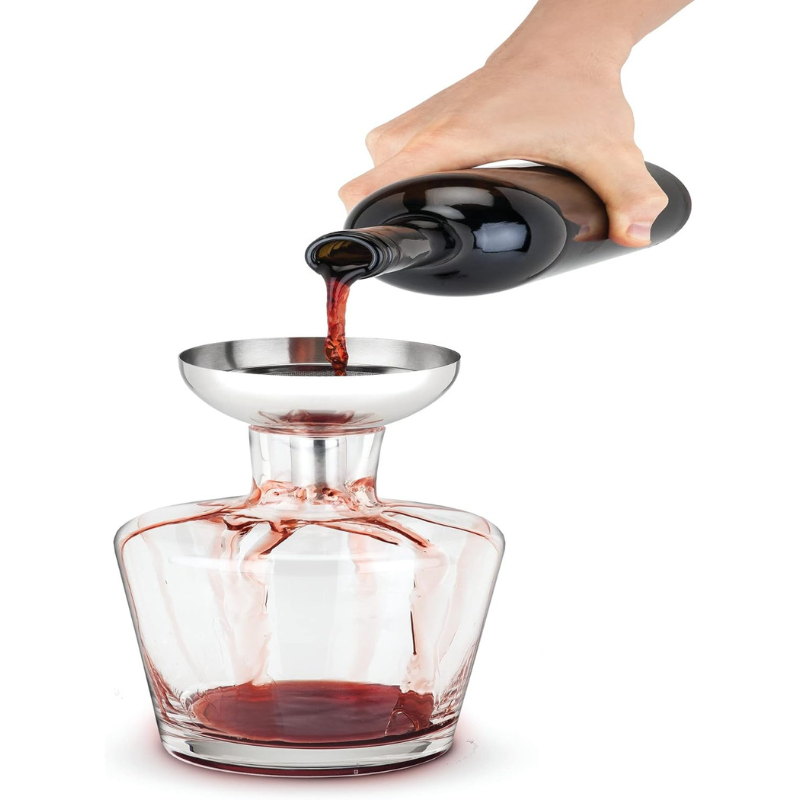 Fountain Aerating Wine Decanter Funnel-Wine and Whiskey Decanter