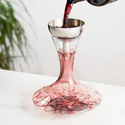 Fountain Aerating Wine Decanter Funnel-Wine and Whiskey Decanter