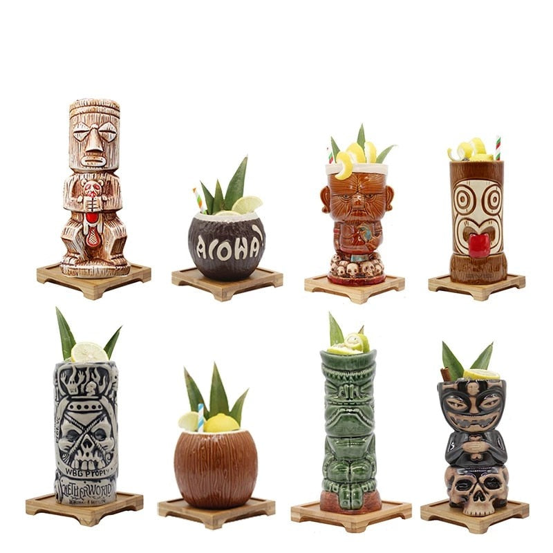 Cocktail Beer Mugs-Wine and Whiskey Decanter