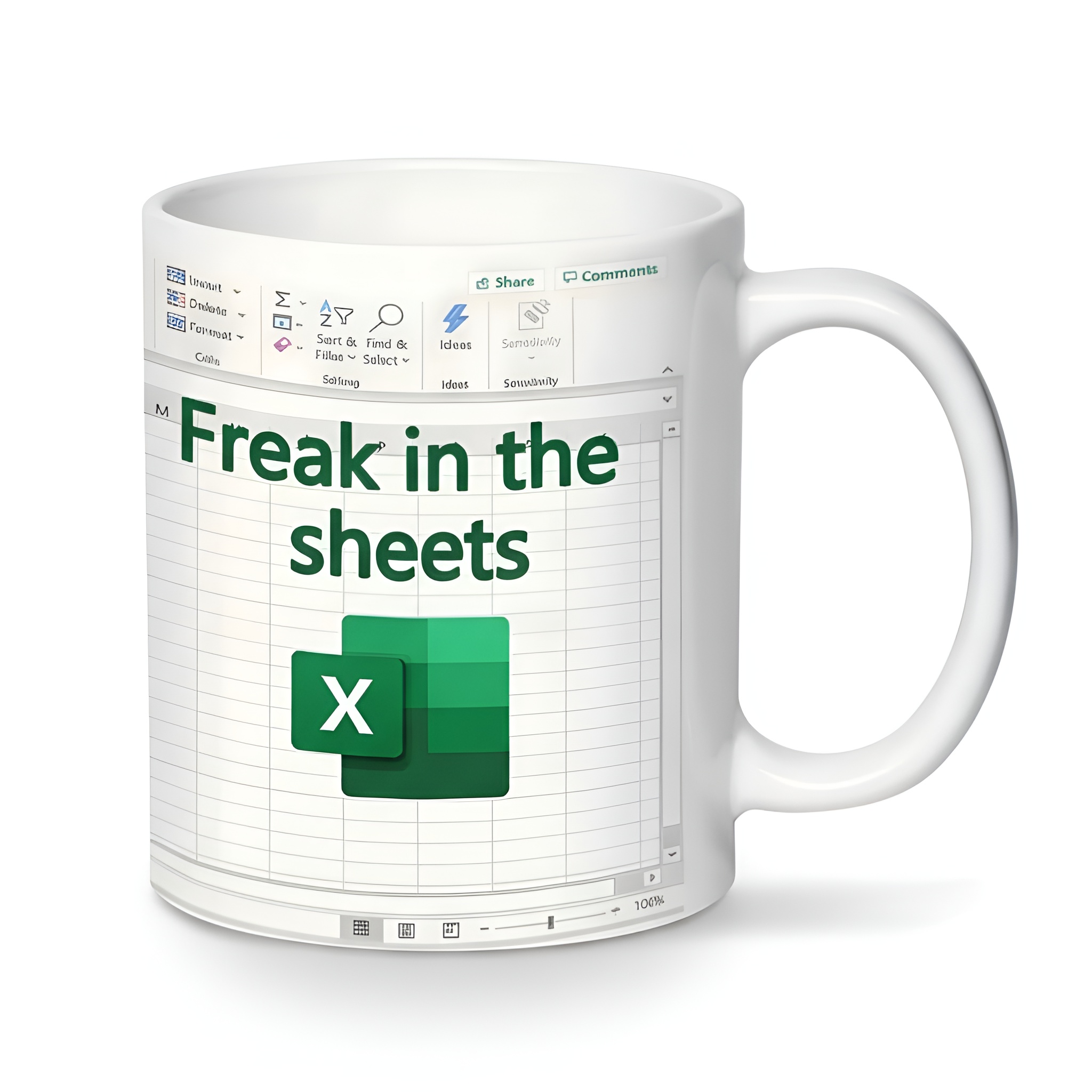 Funny Excel Themed Coffee Mug