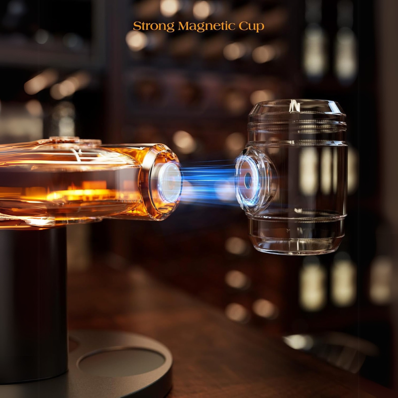 Spaceship Whiskey Decanter Set Galaxy Glasses Barware