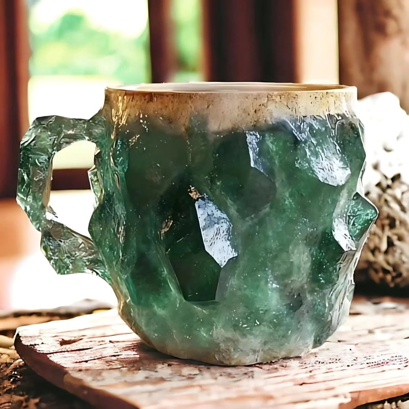 Mineral Crystal Coffee Mug-Wine and Whiskey Decanter