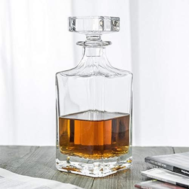 Geometric Whiskey Decanter Set For Stylish Whiskey Gift-Wine and Whiskey Decanter