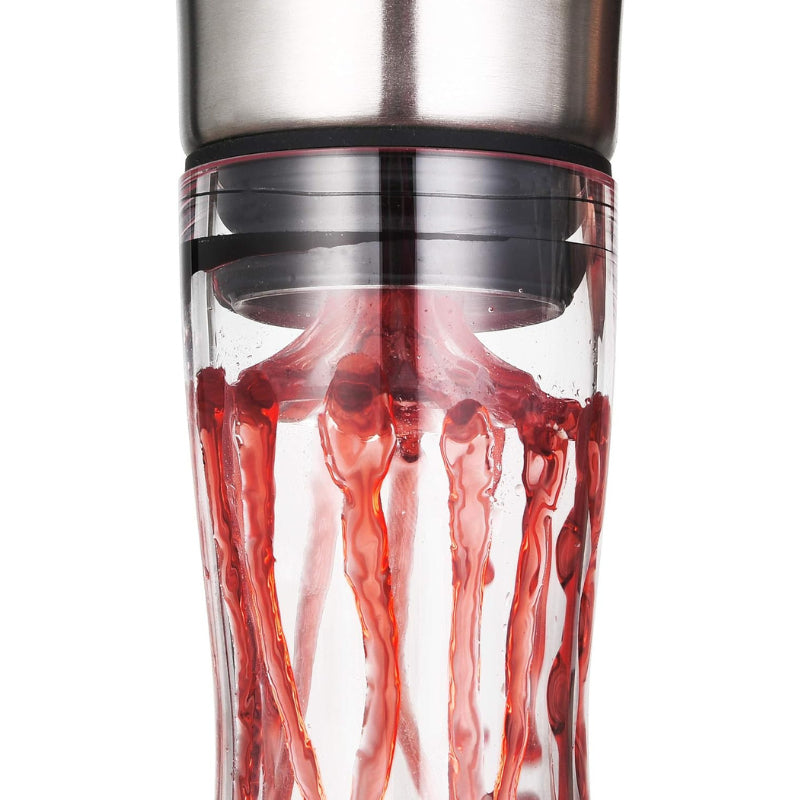 Glass Wine Decanter With Built In Aerator-Wine and Whiskey Decanter