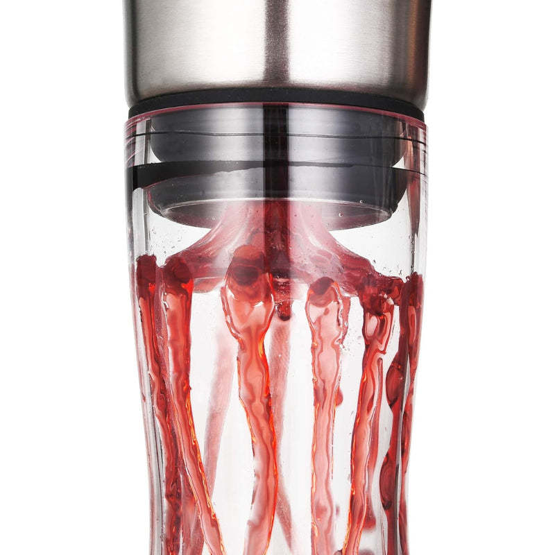 Glass Wine Decanter With Built In Aerator-Wine and Whiskey Decanter