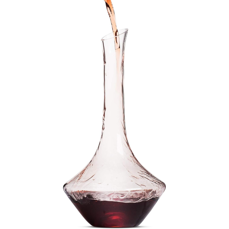Glass Wine Decanter With Stopper For Aeration And Pouring-Wine and Whiskey Decanter