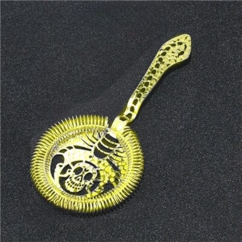Skull Stainless Steel Strainer-Wine and Whiskey Decanter