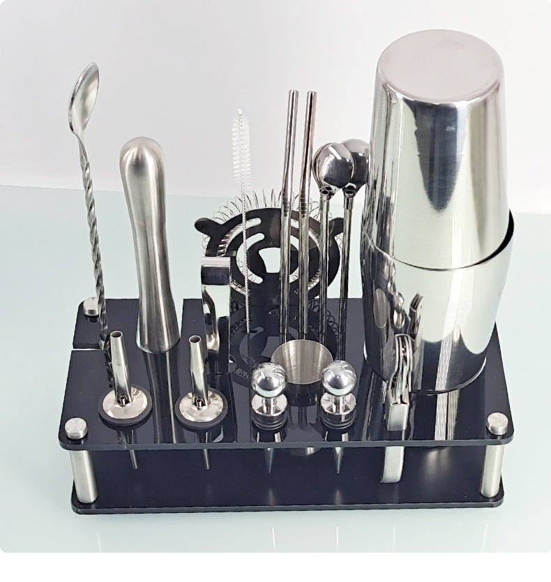 Mixology Craft Cocktail Set-Wine and Whiskey Decanter