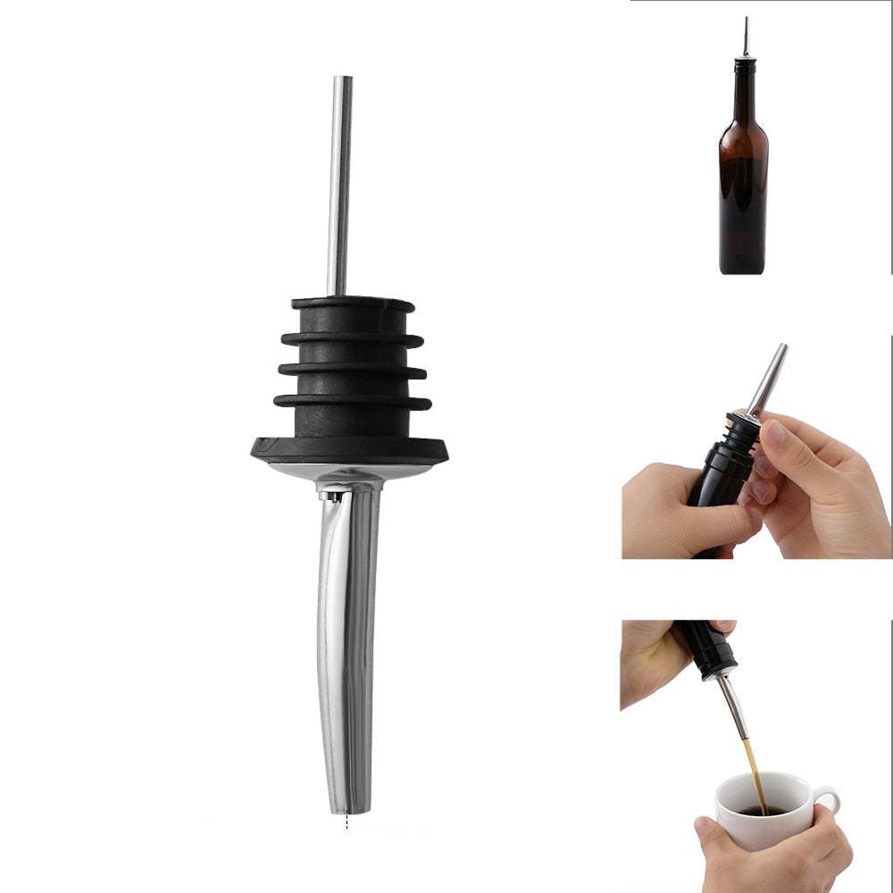 Liquor Bottle Pourer-Wine and Whiskey Decanter