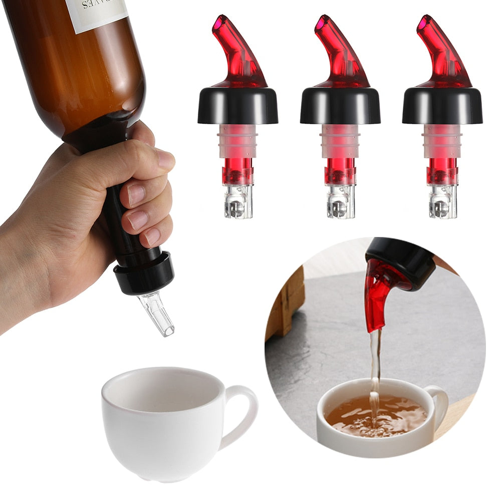 Liquor Bottle Measuring Pourer-Wine and Whiskey Decanter