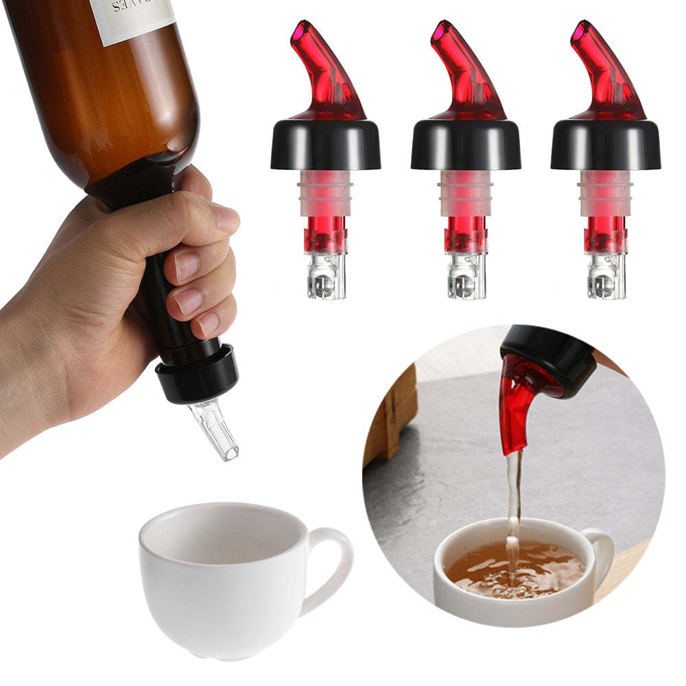 Liquor Bottle Measuring Pourer-Wine and Whiskey Decanter