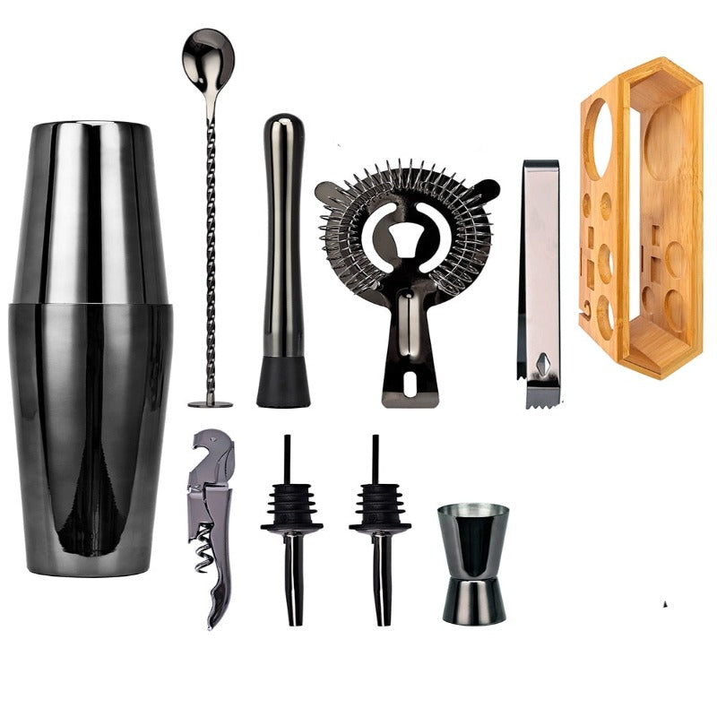 Boston Mixology Shaker-Wine and Whiskey Decanter