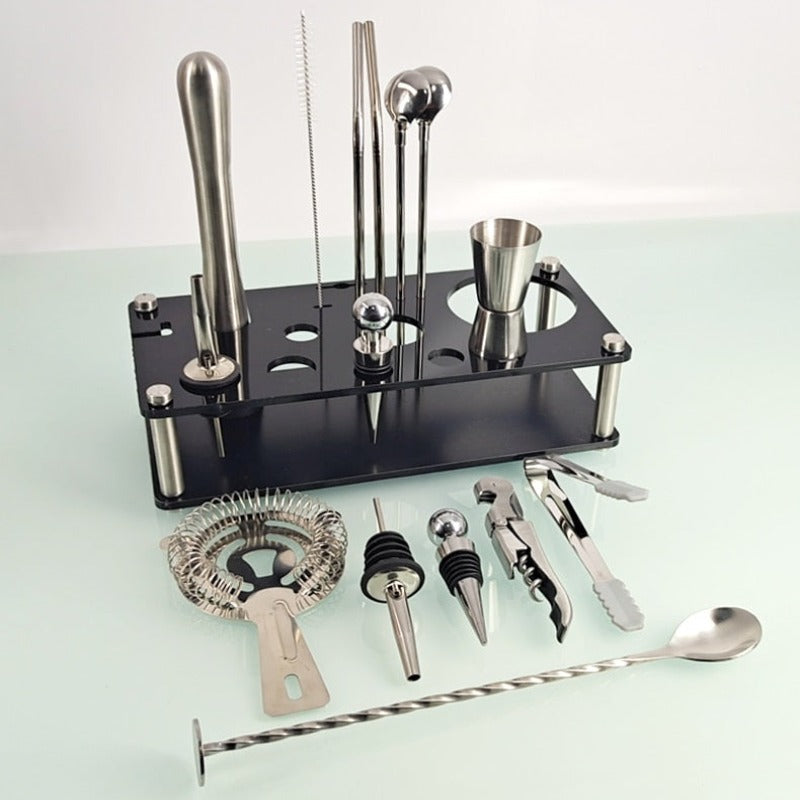 Mixology Craft Cocktail Set-Wine and Whiskey Decanter