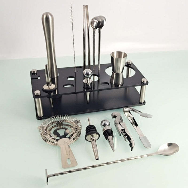 Mixology Craft Cocktail Set-Wine and Whiskey Decanter