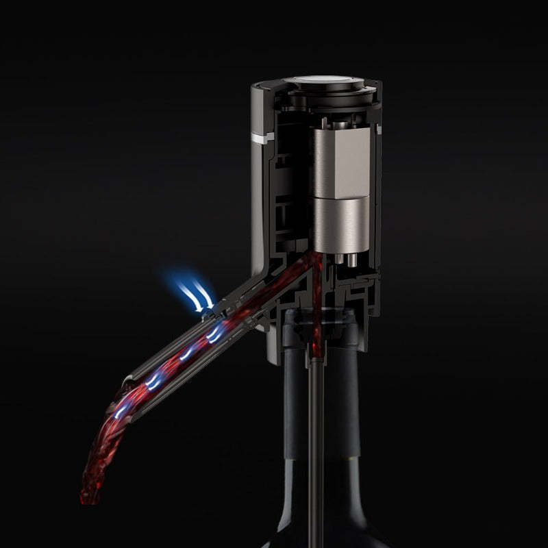 One Touch Automatic Electric Wine Pourer-Wine and Whiskey Decanter