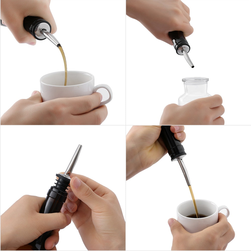 Liquor Bottle Pourer-Wine and Whiskey Decanter