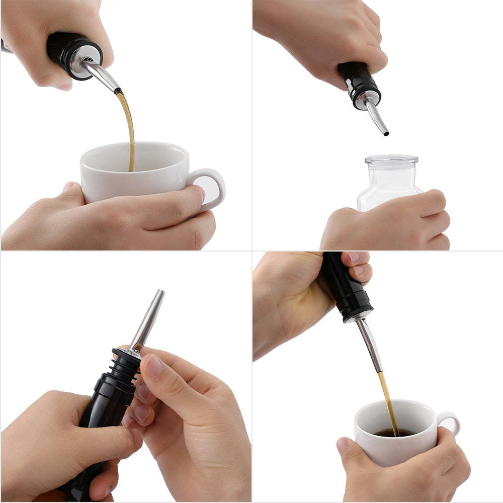 Liquor Bottle Pourer-Wine and Whiskey Decanter