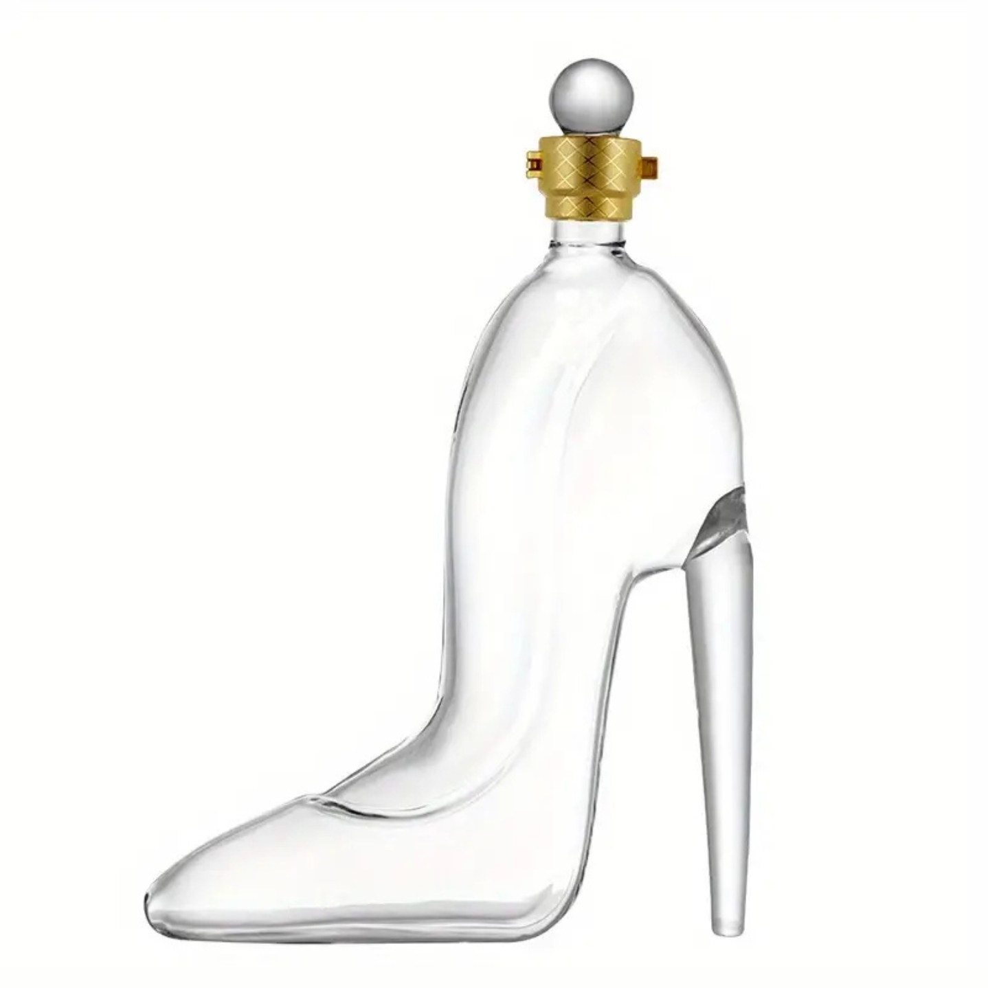 High Heel Shoe Shaped Wine And Whiskey Decanter