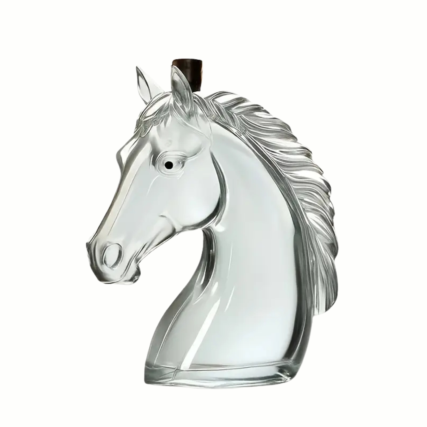 Horse Shapped Glass Whiskey And Wine Decanter