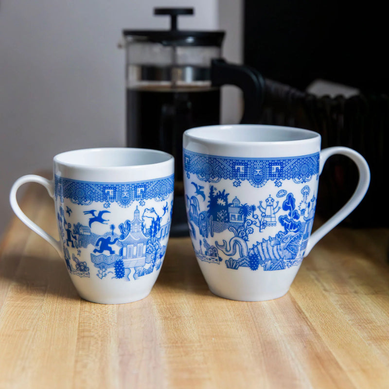 Artistic Porcelain Coffee Mug