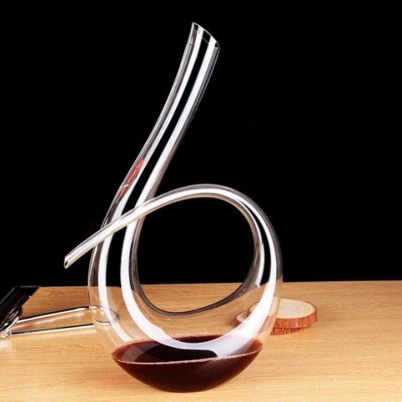 Wine Shaker Crystal Bottle-Wine and Whiskey Decanter