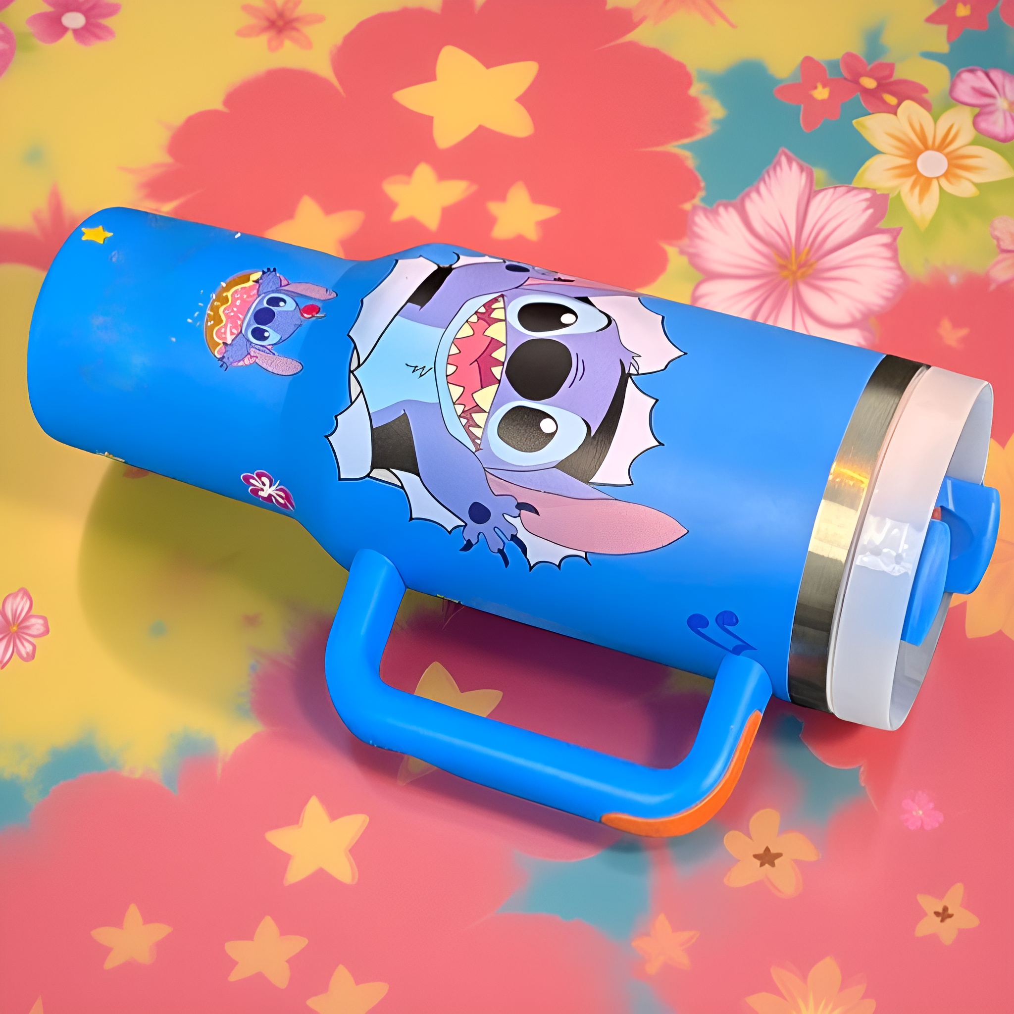 Large 40oz Blue Tumbler