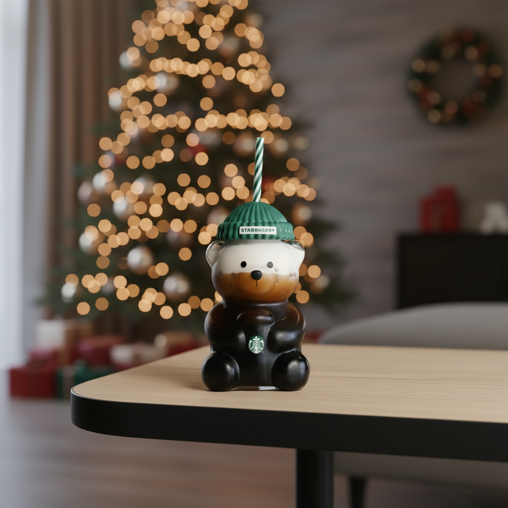 Starbucks Starbies Bearista Coffee Cup Holiday Gift Edition