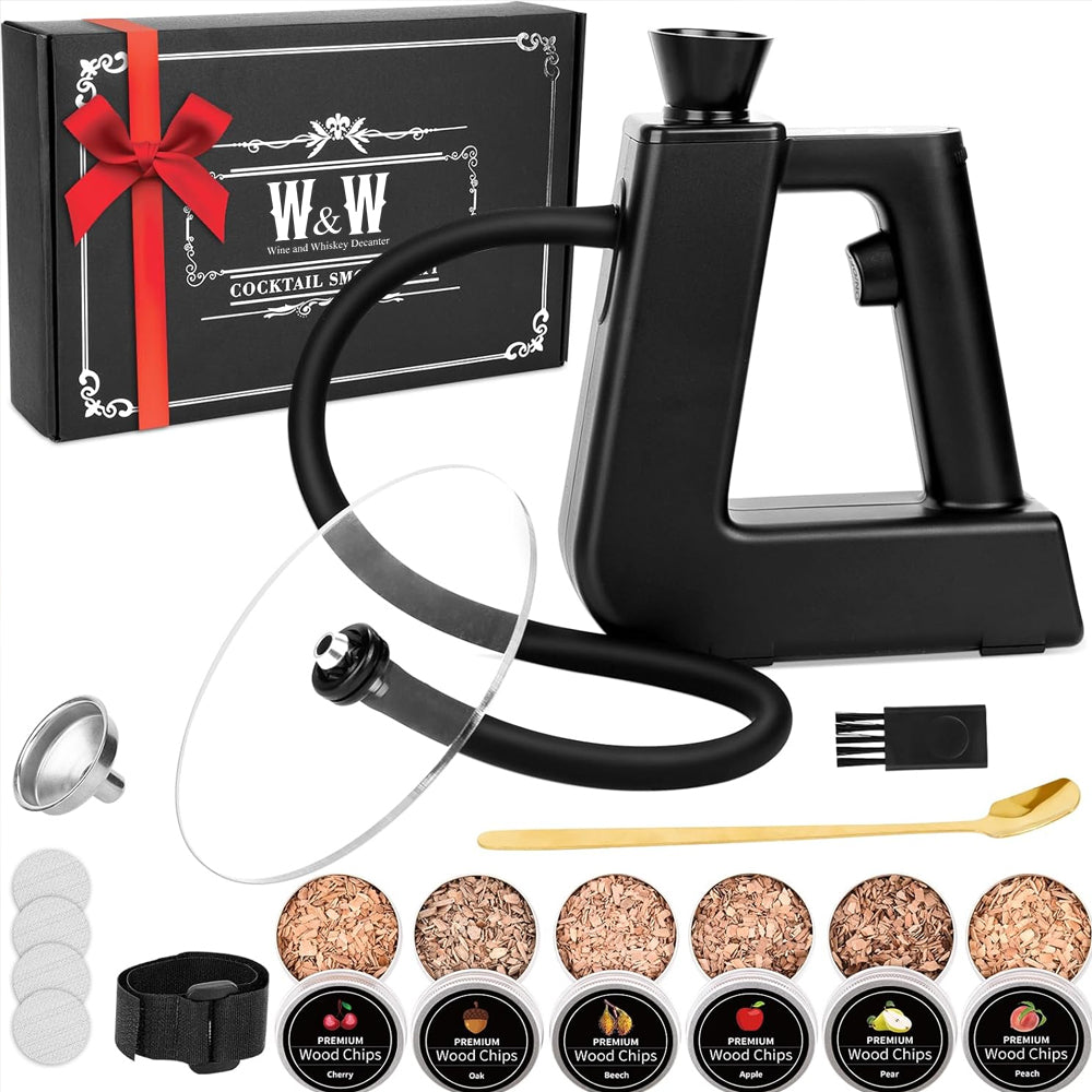 Drink Infuser Kit With Torch And 6 Wood Chips