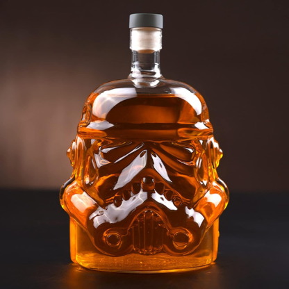 Mask Decanter Set With Glasses Unique Bar Accessory