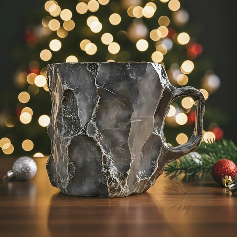 Mineral Crystal Artisan Mug For Holiday Gift